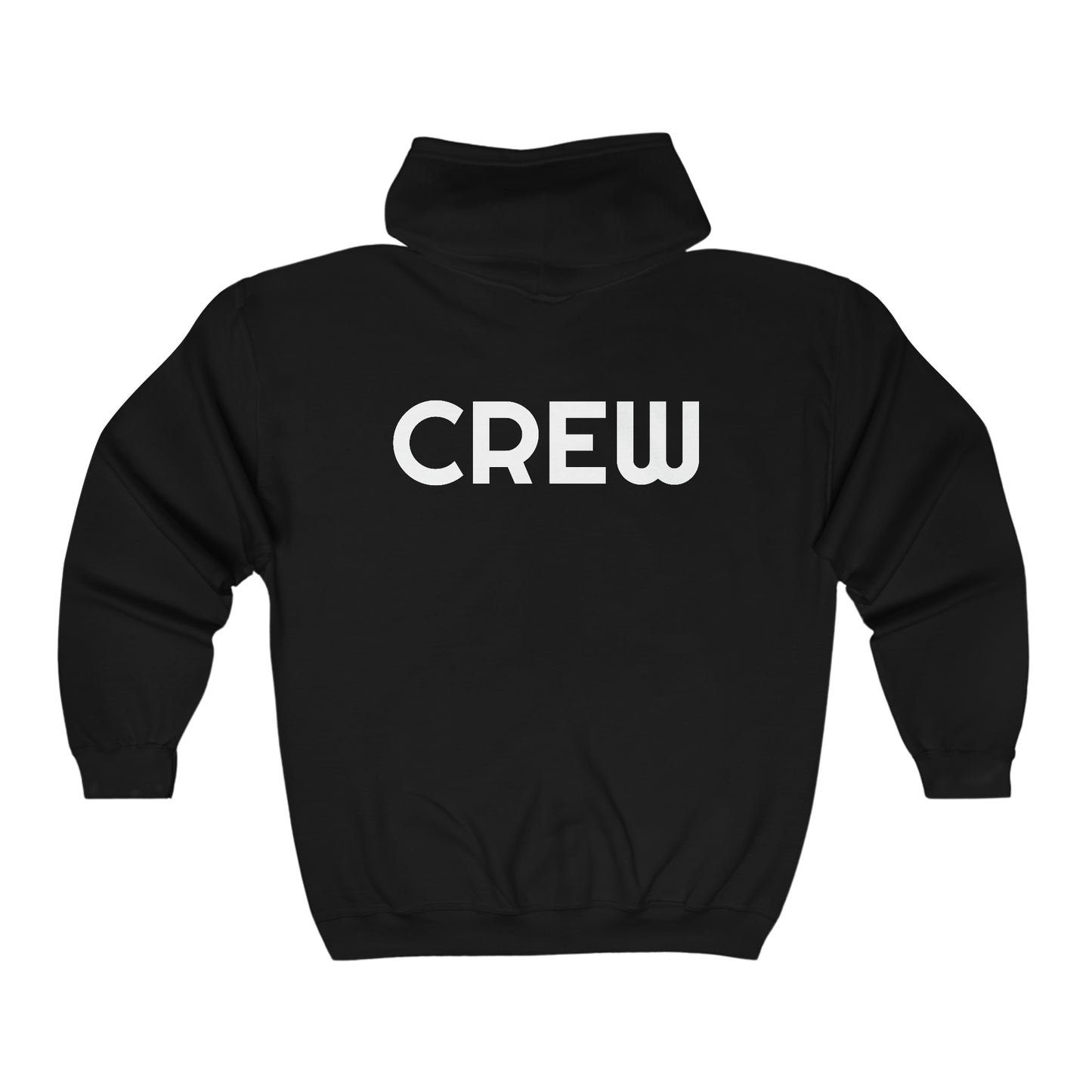 "CREW" Zip-up Hoodie
