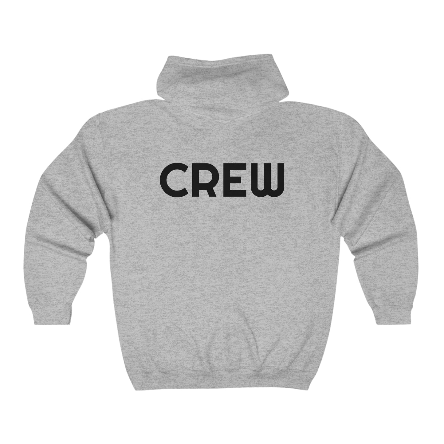 "CREW" Zip-up Hoodie