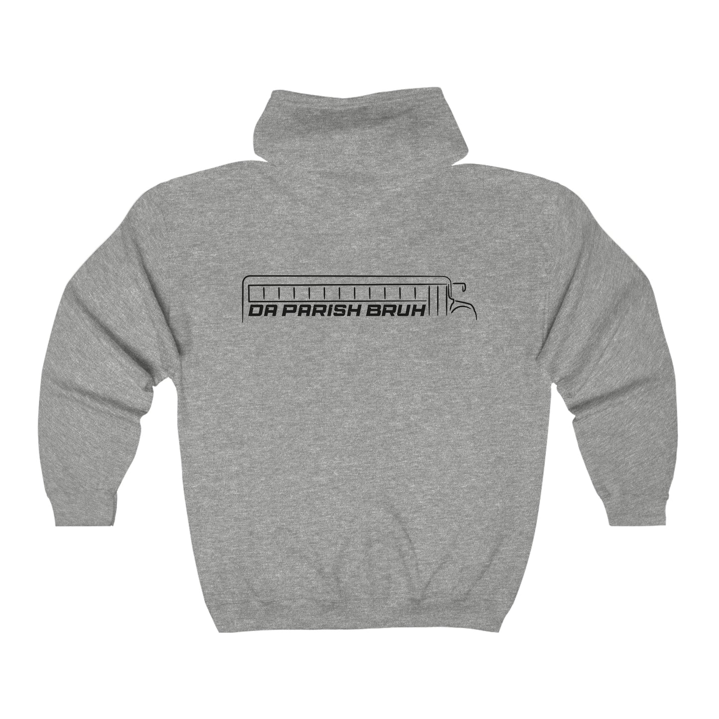 "Da Parish Bruh" Zip-up Hoodie
