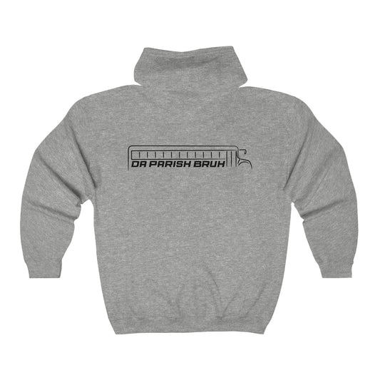 "Da Parish Bruh" Zip-up Hoodie